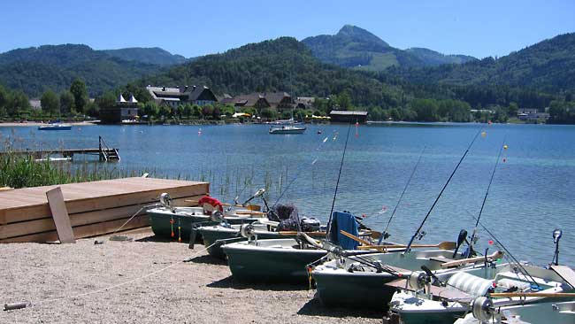 Private Fischerboote Fuschlsee