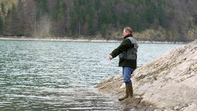 Sepp am Wiestalstausee