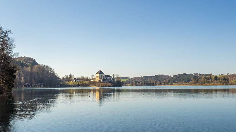 Blick auf Schloss Fischerei