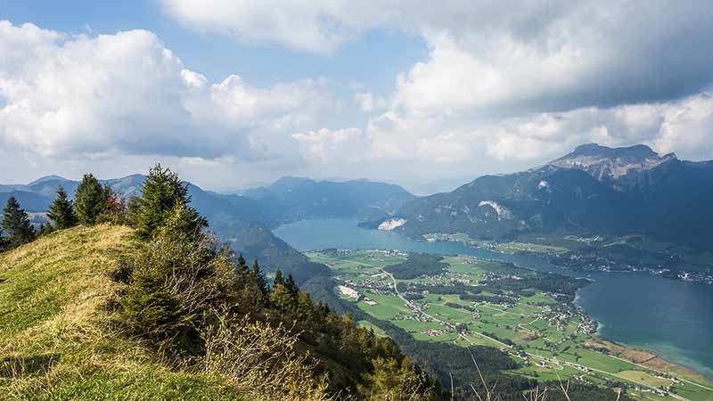 Blick auf den Wolfgangsee